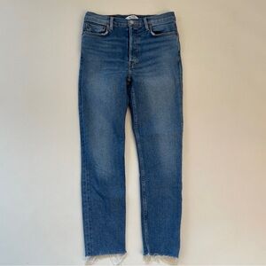 RE/DONE Jeans Womens 28 Originals 90s High Rise Ankle Crop Vintage Medium Wash